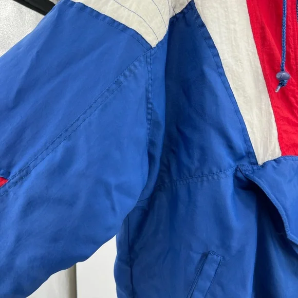 KU University of Kansas VTG Starter jacket coat pullover puffer sports outdoor - Picture 7 of 15